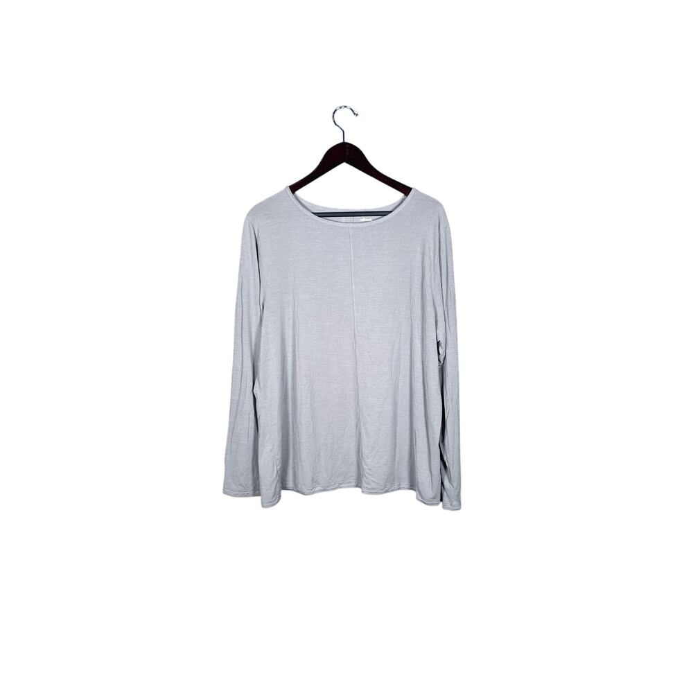 All Birds Shirt Men's XL Gray LS Tencel Cotton Logo Activewear Athleisure Casual